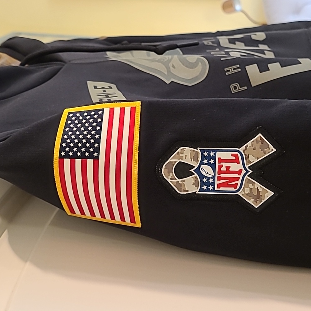 Nike Philadelphia Eagles Salute to Service Military Sweatshirt Hoodie - Picture 5 of 12